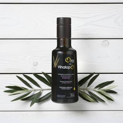 Ekologiczna oliwa z oliwek z rozmarynem Extra Virgin ORO DEL VINALOPÓ 0,25L