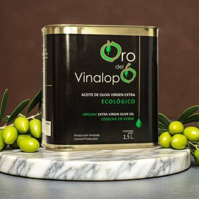 Ekologiczna Oliwa z oliwek Extra Virgin ORO DEL VINALOPÓ verde 2,5L