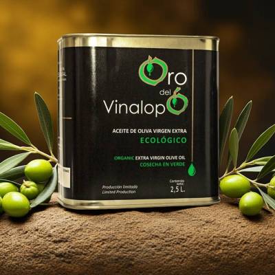 Ekologiczna Oliwa z oliwek Extra Virgin ORO DEL VINALOPÓ verde 2,5L