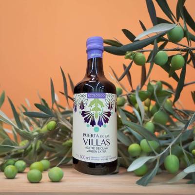 Ekologiczna Oliwa z oliwek Extra Virgin Picual Puerta de las Villas wczesna verde 0,5L