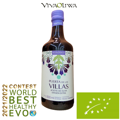 Ekologiczna Oliwa z oliwek Extra Virgin Picual Puerta de las Villas wczesna verde 0,5L