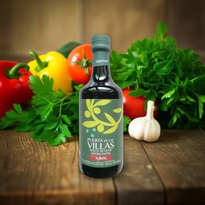 Zielona Oliwa z oliwek Extra Virgin  Picual Puerta de las Villas verde 0,5L