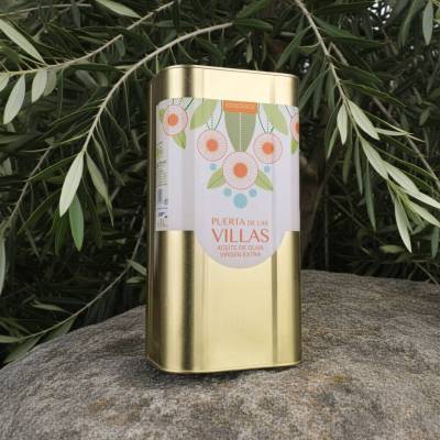 Ekologiczna Oliwa z oliwek Extra Virgin Picual Puerta de las Villas zielona puszka 5L