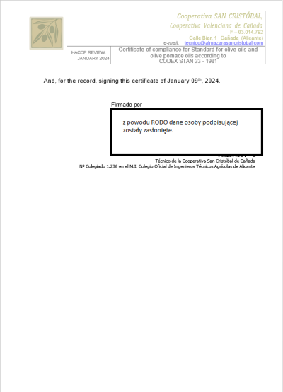 Ekologiczna oliwa z oliwek z pomarańczą Extra Virgin ORO DEL VINALOPÓ w ciemnej butelce 0,25L