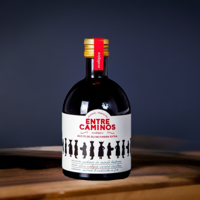 Zielona Ekologiczna Oliwa z oliwek extra virgin Entre Caminos - 100% Hojiblanca
