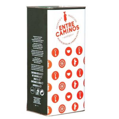 Ekologiczna Oliwa z oliwek extra virgin w puszce 5L - 100% Hojiblanca-wczesny zbiór