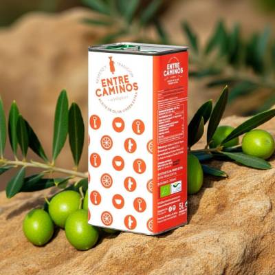 Ekologiczna Oliwa z oliwek extra virgin w puszce 5L - 100% Hojiblanca-wczesny zbiór