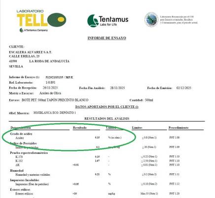 Ekologiczna oliwa z oliwek extra virgin edycja specjalna-100% Hojiblanca w puszce 500 ml