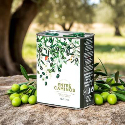 Ekologiczna oliwa z oliwek extra virgin zielona edycja specjalna-100% Hojiblanca w puszce 2000ml