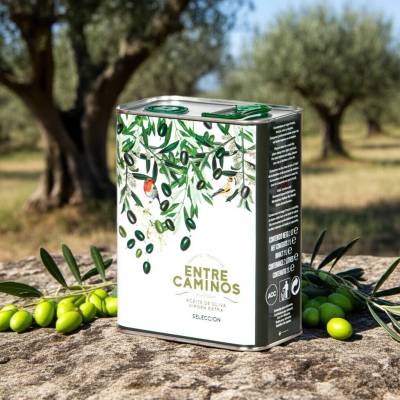 Ekologiczna oliwa z oliwek extra virgin zielona edycja specjalna-100% Hojiblanca w puszce 2000ml