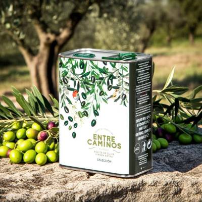 Ekologiczna oliwa z oliwek extra virgin zielona edycja specjalna-100% Hojiblanca w puszce 2000ml